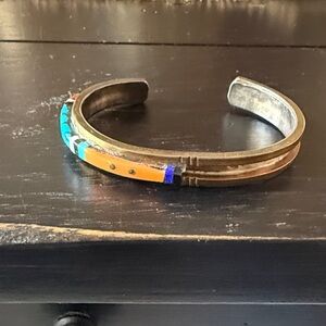Vintage Multicolor Cuff Bracelet